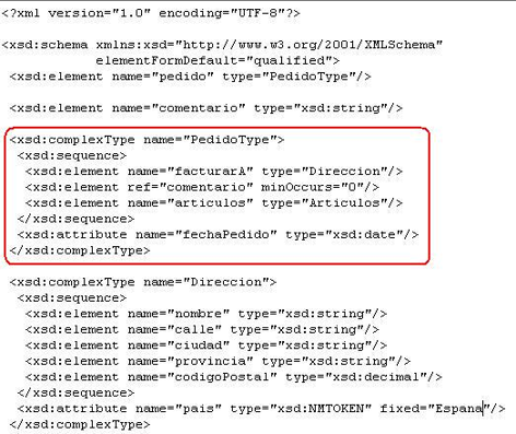 Crear esquema XML