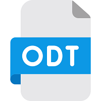 Logo de fichero odt de Libreoffice