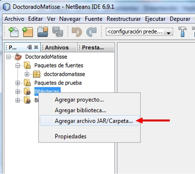 Crear el proyecto y agregar API matisse