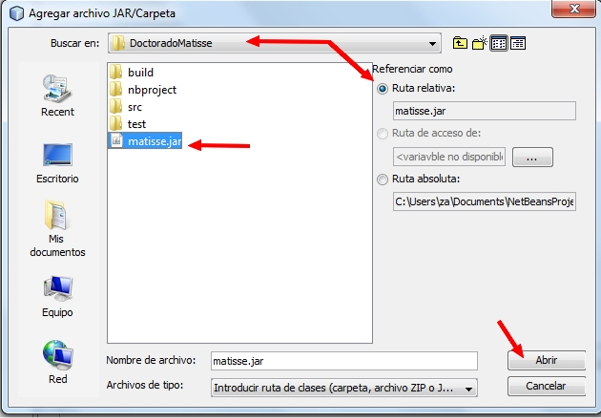 Agregando API de Matisse