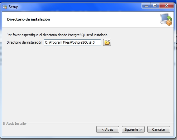 Directorio de Instalación