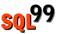 Imagen que muestra unas letras que ponen SQL de color naranja y 99 de color negro.
