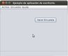 Captura de la pantalla principal de la aplicación de prueba.