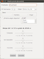 Captura de pantalla que muestra la manera diseñar  varios componentes de una interfaz utilizando NetBeans.