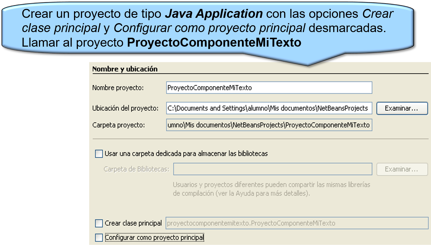 Crear el proyecto