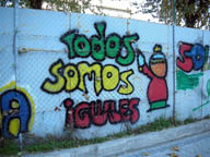 Grafiti mostrando la igualdad.