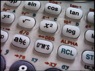 Calculadora que ilustra los parámetros.
