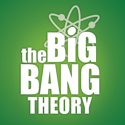Logo de la serie big bang theory. 