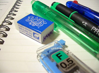 Elementos usados para escribir. 