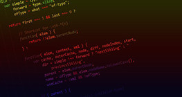 Captura de pantalla de código jQuery.