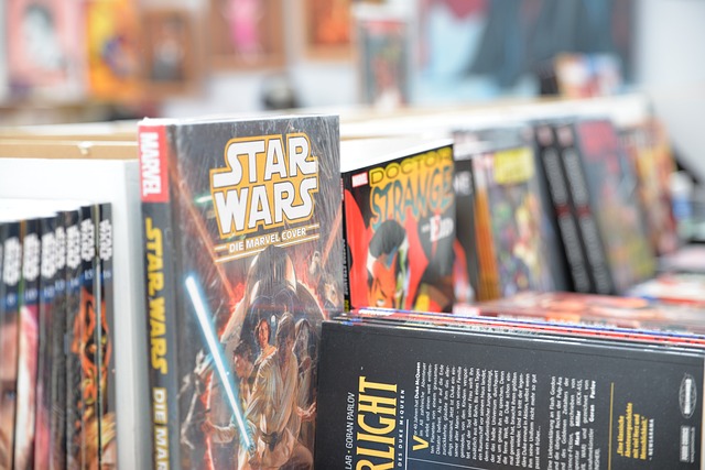 Imagen que muestra una colección de cómics