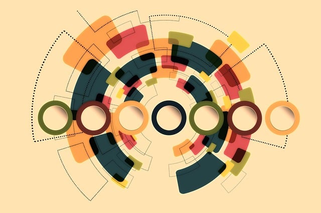 Imagen que muestra un objeto abstracto compuesto de otros objetos.