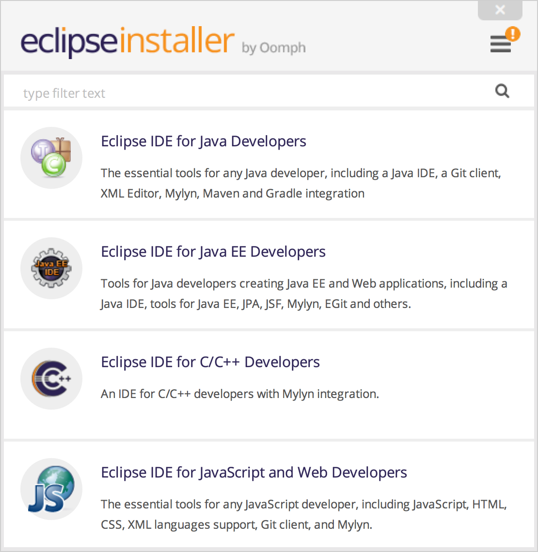 Instalación de Eclipse