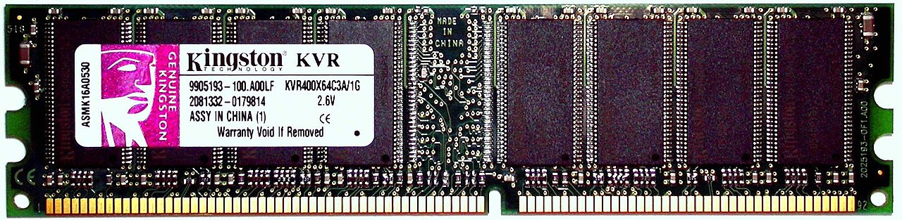 Ilustración Memoria DDR SDRAM