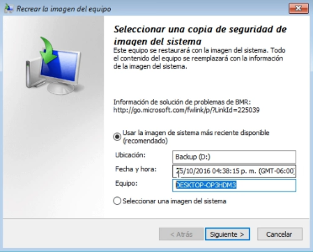 Ilustración Recuperación windows 
