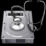 Ilustración que muestra un icono de una utilidad de disco.