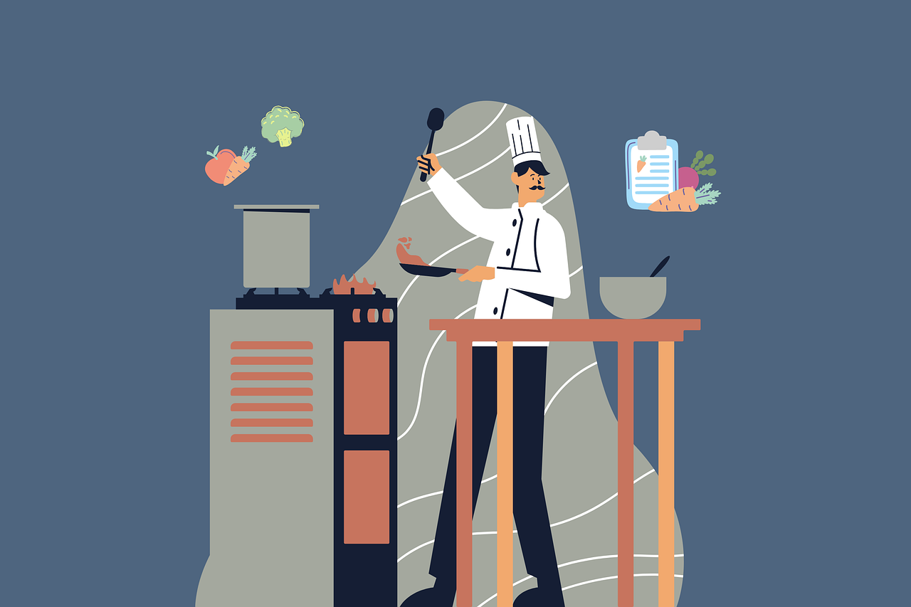 Personajes ejerciendo oficios