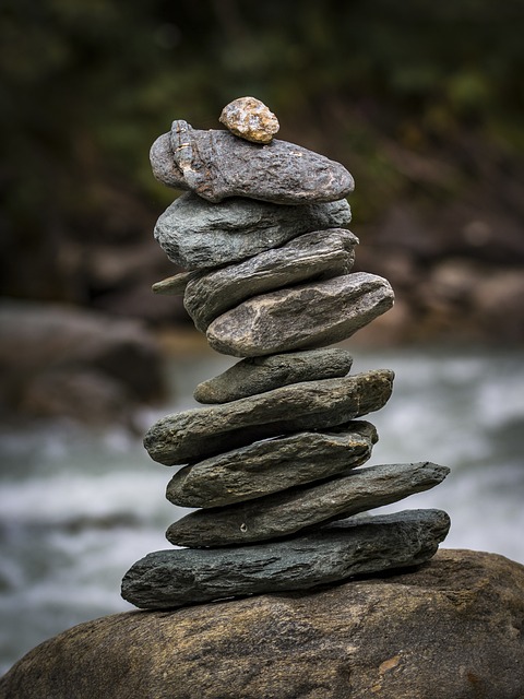 Pila de piedras.