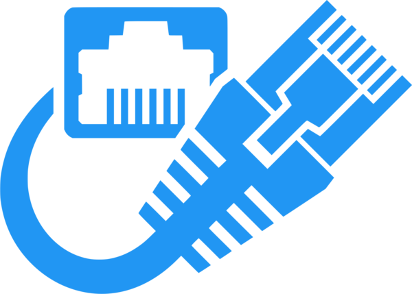 Ilustración de un conector Ethernet