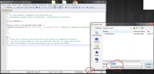 Captura de pantalla del cuadro de diálogo 