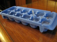 Molde de cubitos de hielo.