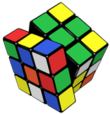 Imagen que muestra un cubo de rubik.