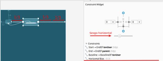 Ejemplo que muestra cómo modificar el sesgo de una vista