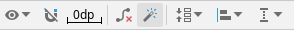 Barra de herramientas del layout ConstraintLayout