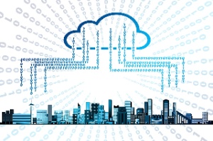 Representación visual de una base de datos en la nube