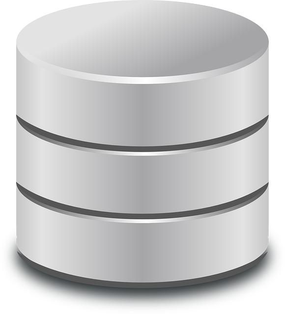 Ilustración que representa el icono de base de datos (Un cilindro formado por varios discos)