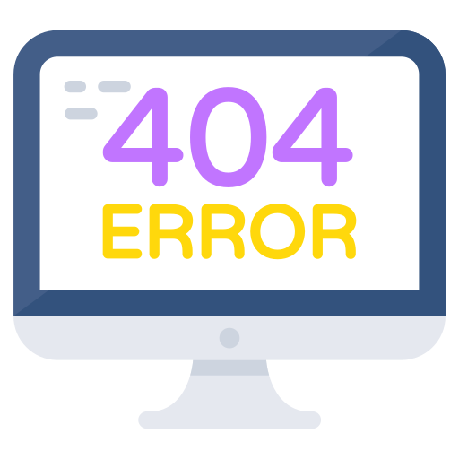 Representación gráfica del error HTTP 404
