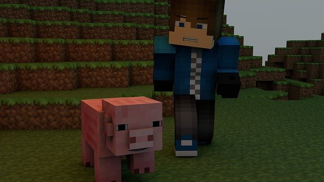 Captura de pantalla del popular videojuego MainCraft