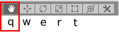 Icono Mano en la barra de herramientas de Unity