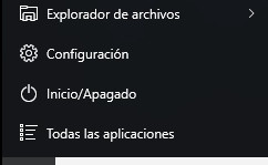 Vista del panel izquierdo inferior.