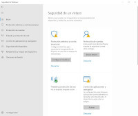 Muestra la herramienta Seguridad de Windows
