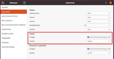 Cambiar la imagen del fondo de escritorio con Retoques